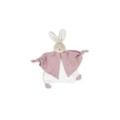 Kaloo Petit Pas - Doudou Coton Bio Lapinou Rose Multicolore