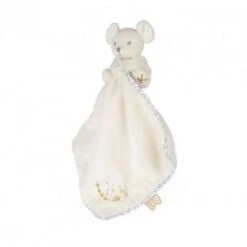 Kaloo Doudou Plat Perle Souris Crème (20 Cm)