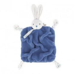Kaloo Doudou Attache Sucette Doudou Plat Plume Lapinou Bleu Océan (20 Cm)