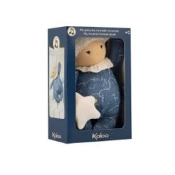 Kaloo Doux Sommeil - Ma Peluche Nomade Mouton éveillé Musical - Bleu - 20cm