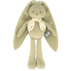 Kaloo Lapinoo - Pantin Lapin Vert - Petite Peluche Bébé En Velours Côtelé - 25 Cm - Matière Très Douce - Boîte Cadeau - Dès La Naissance, K218014