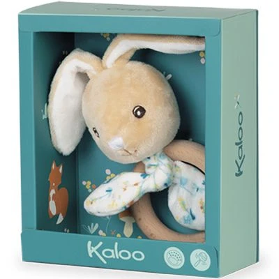 Kaloo Anneau De Dentition En Bois Lapin Justin Les Fripons – Image 4