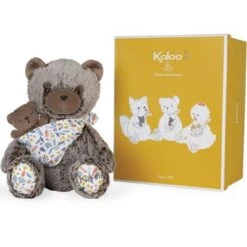 Kaloo Coffret Peluche Papa Ours Oscar Linoo (36 Cm)