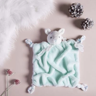 Kaloo Doudou Attache Sucette Doudou Plat Plume Faon Vert D'eau (20 Cm) – Image 4
