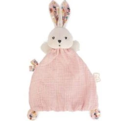 Kaloo Doudou Plat Lapin Rose Coquelicot K'doux