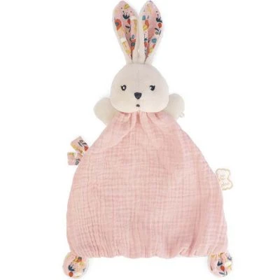 Kaloo Doudou Plat Lapin Rose Coquelicot K'doux
