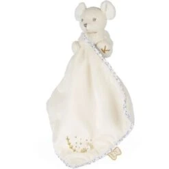 Kaloo Doudou Plat Perle Souris Crème (20 Cm)