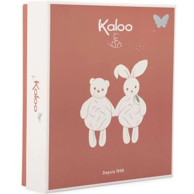 Kaloo Doudou Plat Plume Lapin Cannelle (20 Cm) – Image 4