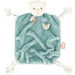 Kaloo Doudou Plat Plume Ours Vert (26 Cm)