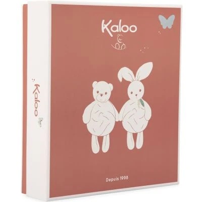 Kaloo Doudou Plat Plume Ours Vert (26 Cm) – Image 4