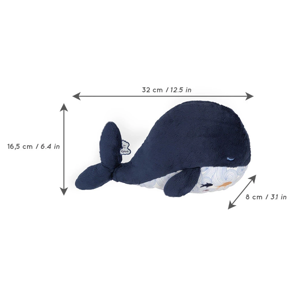 Kaloo Peluche Bouillotte Baleine Medium – Image 3