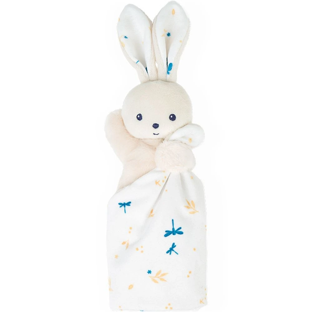 Kaloo Doudou Carré Douceur Plat Lapin Blanc Délicat – Image 3