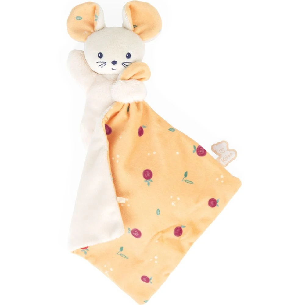Kaloo Carre Douceur Doudou Souris Fruits De Saison 17cm