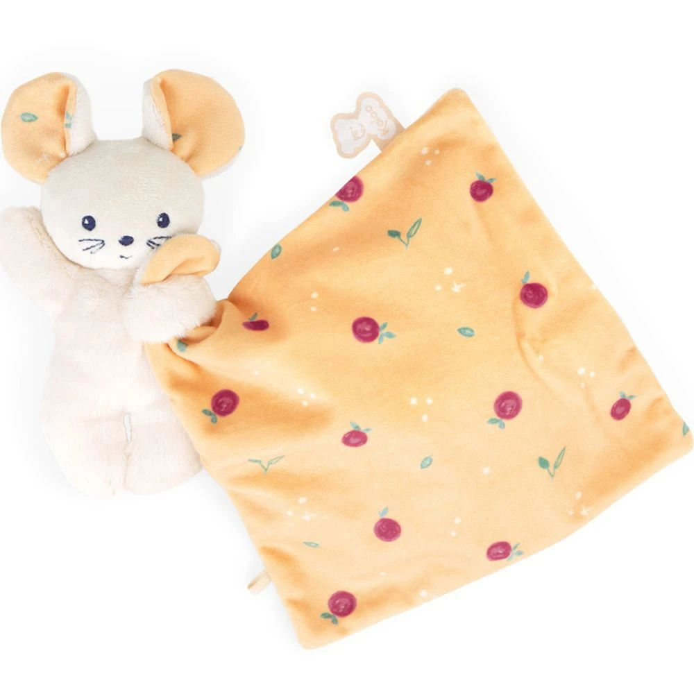 Kaloo Carre Douceur Doudou Souris Fruits De Saison 17cm – Image 2
