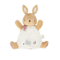 Kaloo Doudou Marionnette Petit Lapin Marron 24 Cm