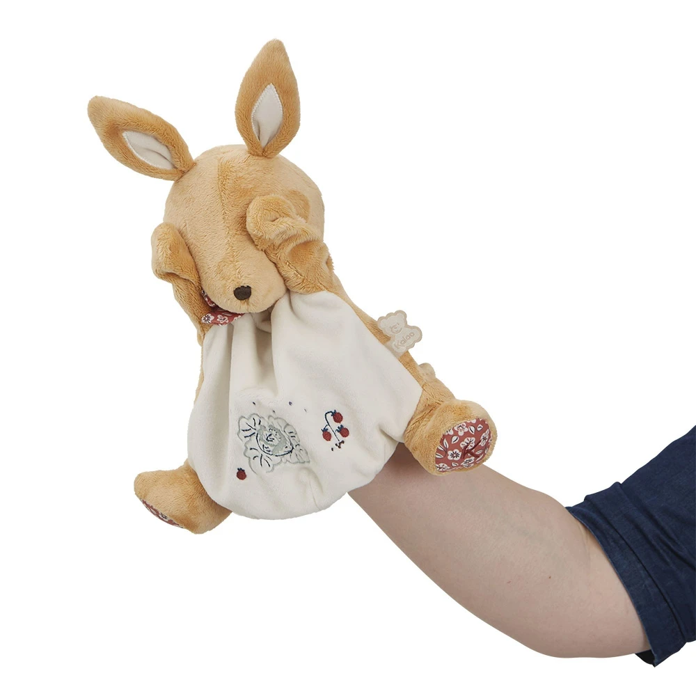 Kaloo Doudou Marionnette Petit Lapin Marron 24 Cm – Image 2