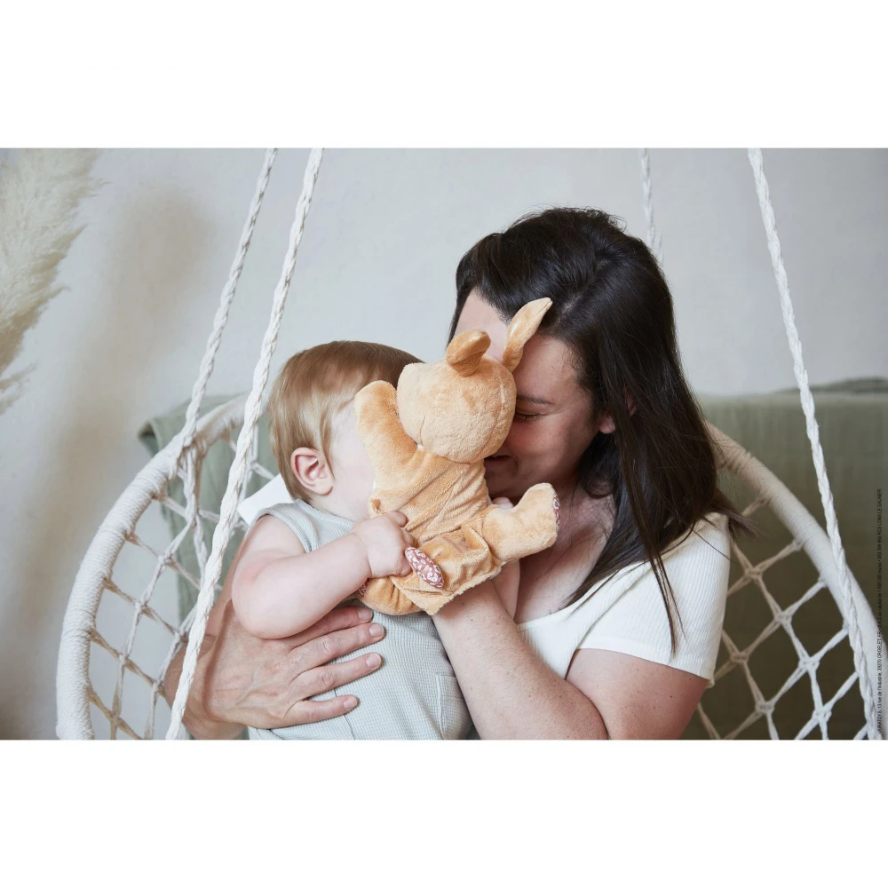 Kaloo Doudou Marionnette Petit Lapin Marron 24 Cm – Image 4