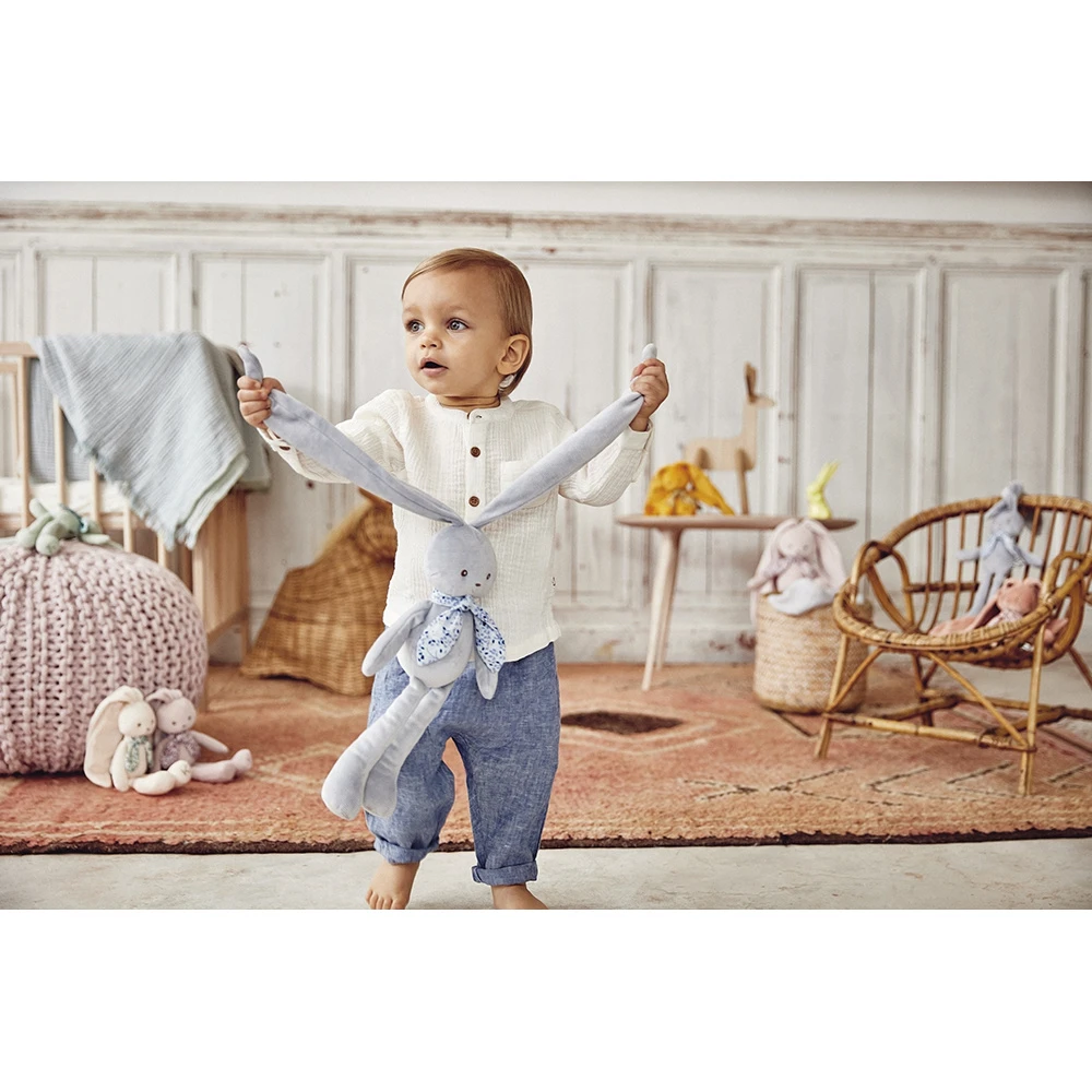 Kaloo Doudou Lapinoo 25 Cm Bleu – Image 2