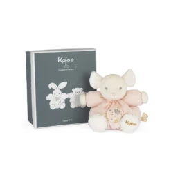 Kaloo Doudou Patapouf Perle Souris Rose 18 Cm