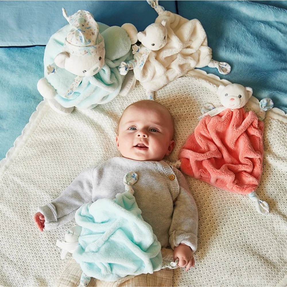 Kaloo Doudou Plat Ourson Plume Ivoire 25 Cm – Image 2