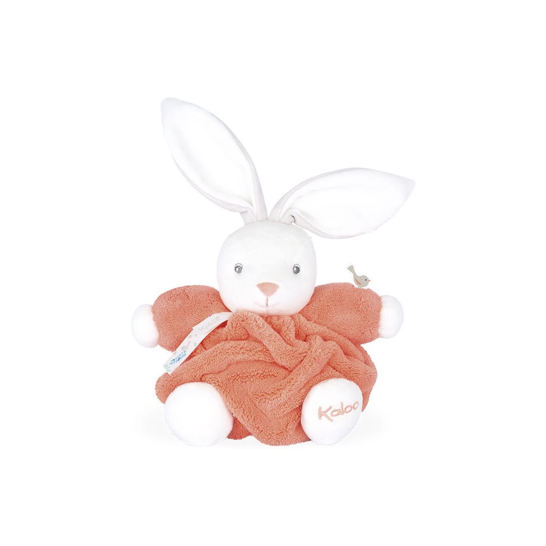 Doudou Patapouf Lapinou Corail Petit - Plume - Kaloo – Image 2
