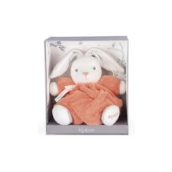 Doudou Patapouf Lapinou Corail Petit - Plume - Kaloo
