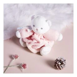 Doudou Patapouf Ourson Rose Poudré Petit - Plume - Kaloo