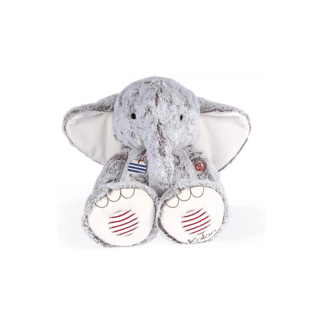Eléphant Noa Gris Prestige Xl - Rouge Kaloo – Image 2