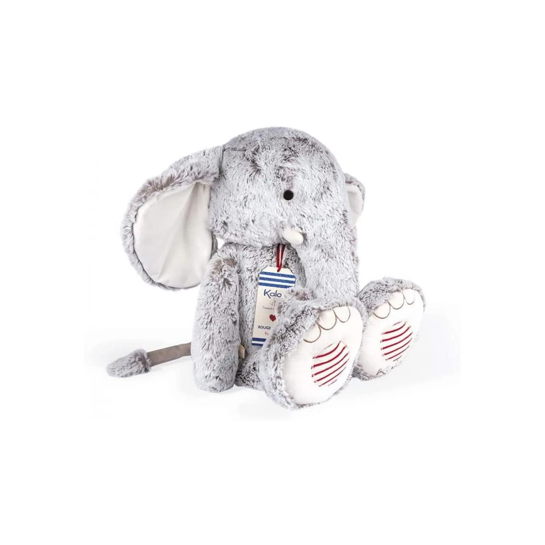 Eléphant Noa Gris Prestige Xl - Rouge Kaloo – Image 6