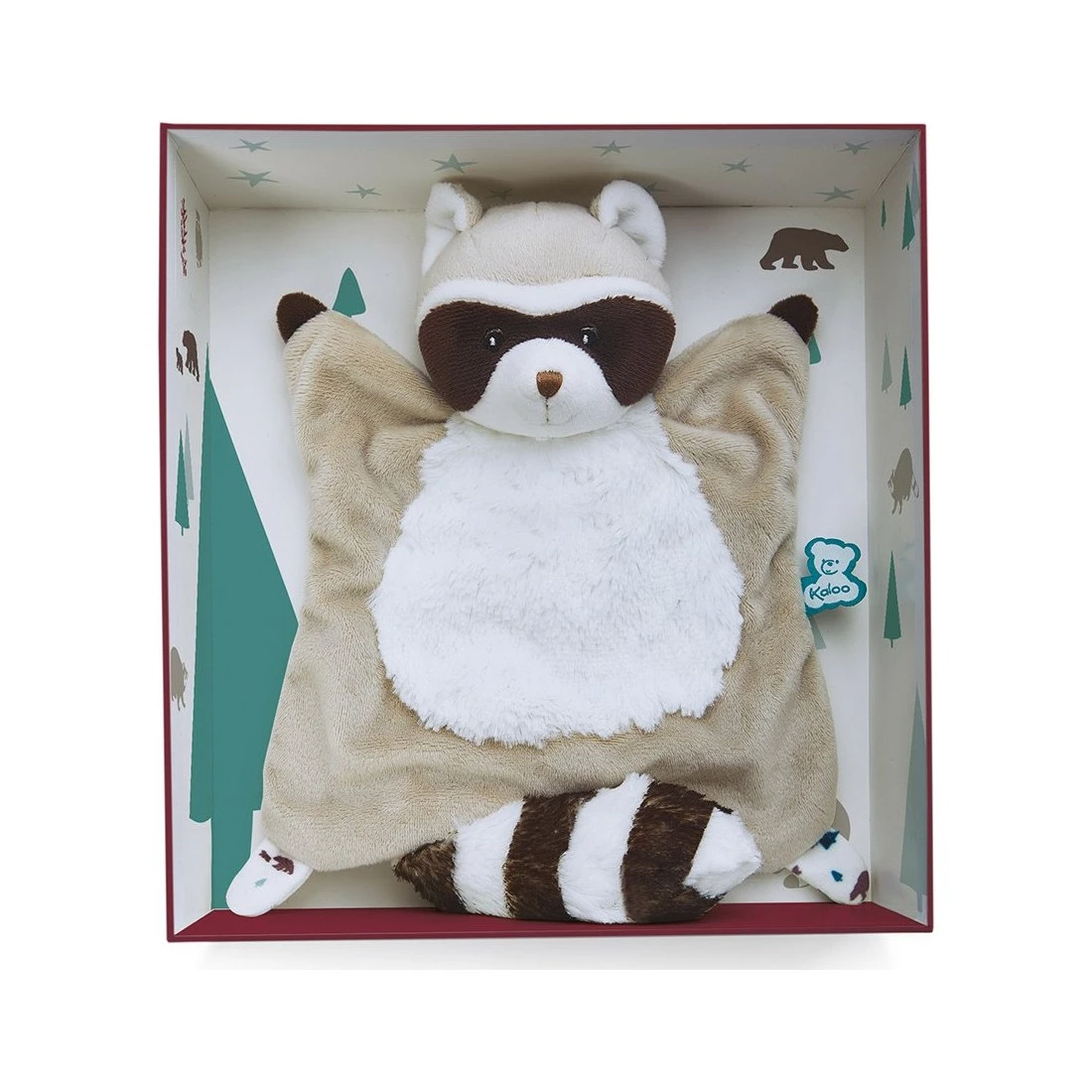 Doudou Plat Raton Laveur Léon Filoo - Kaloo – Image 2