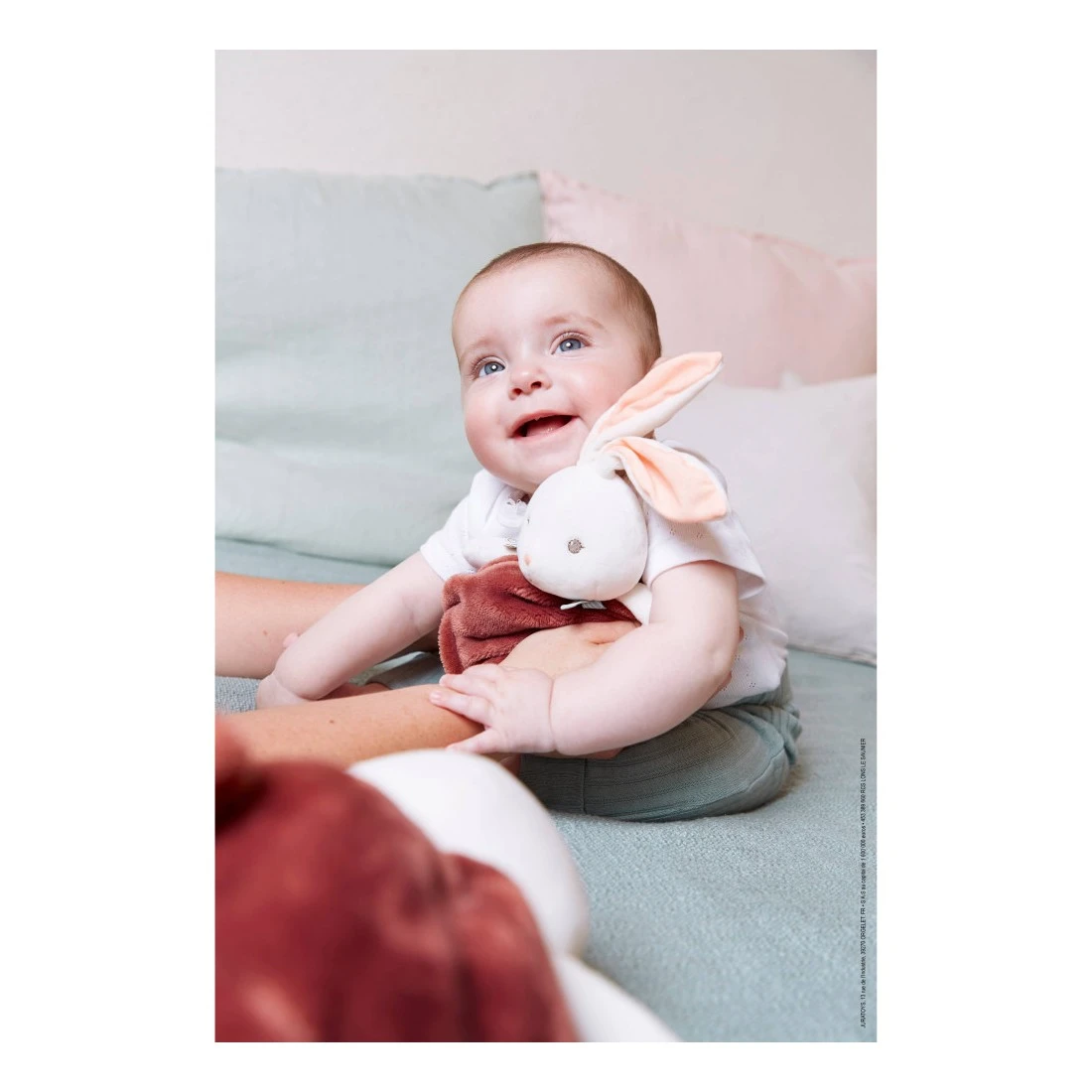 Peluche Bulle D'Amour Lapin Cannelle 23 Cm - Plume Kaloo – Image 4