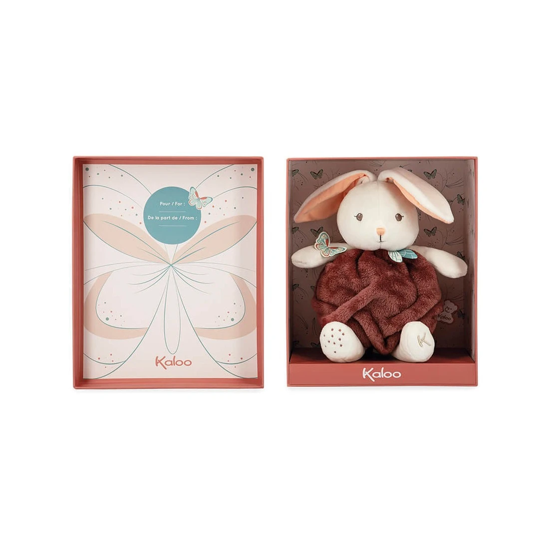 Peluche Bulle D'Amour Lapin Cannelle 23 Cm - Plume Kaloo