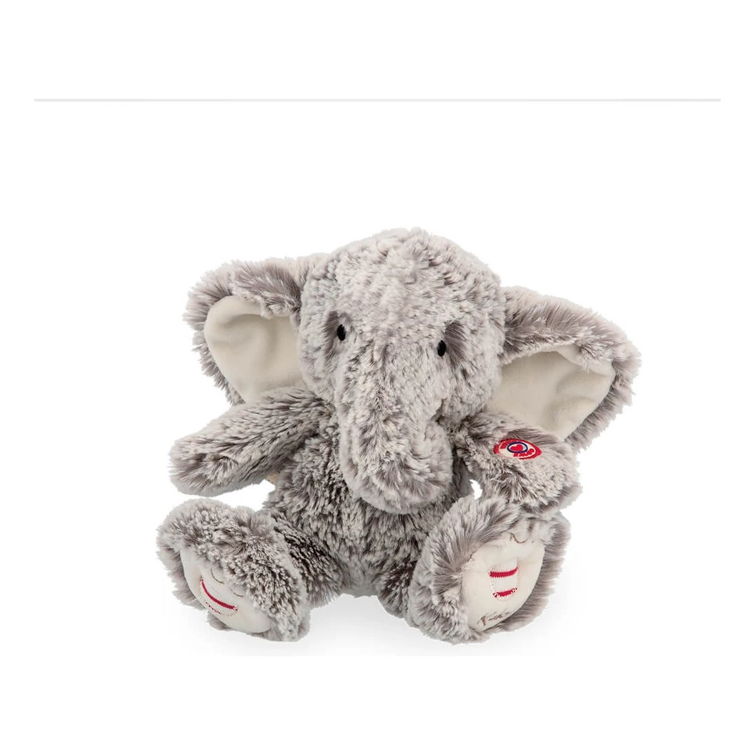 Peluche Eléphant Noa Gris 24 Cm - Rouge Kaloo – Image 2