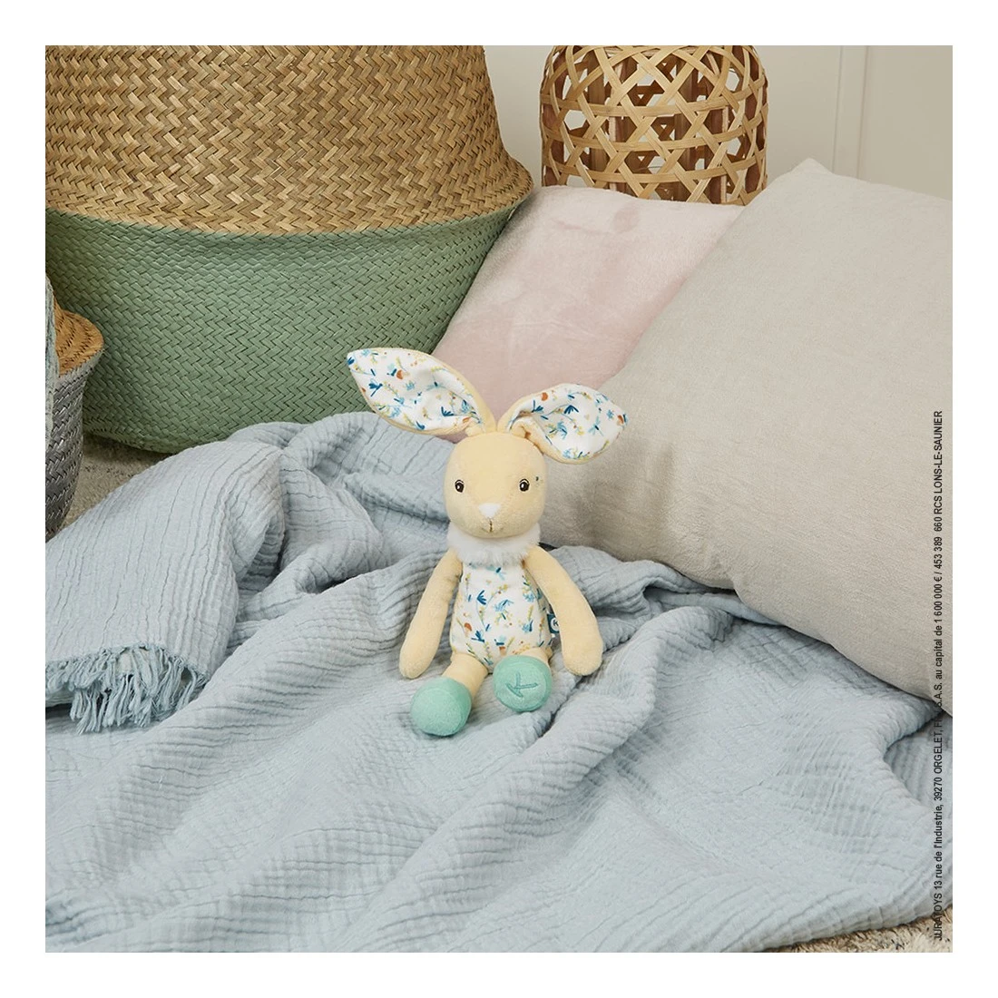 Peluche Justin Le Lapin 25cm - Les Fripons - Kaloo – Image 2