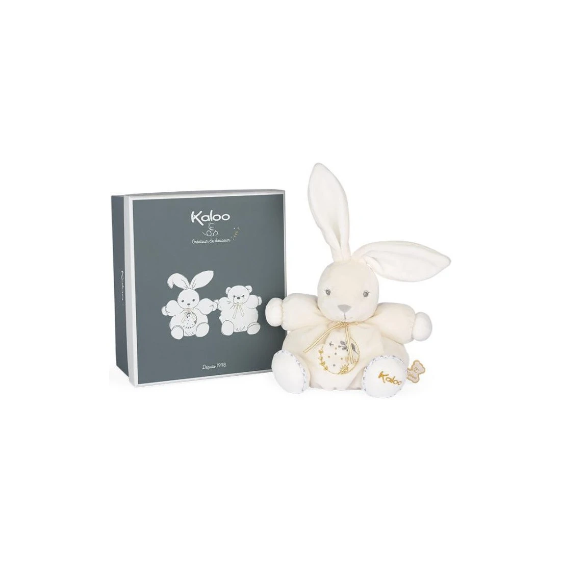 Peluche Musicale Lapin Patapouf Crème - 15 Cm - Kaloo – Image 8