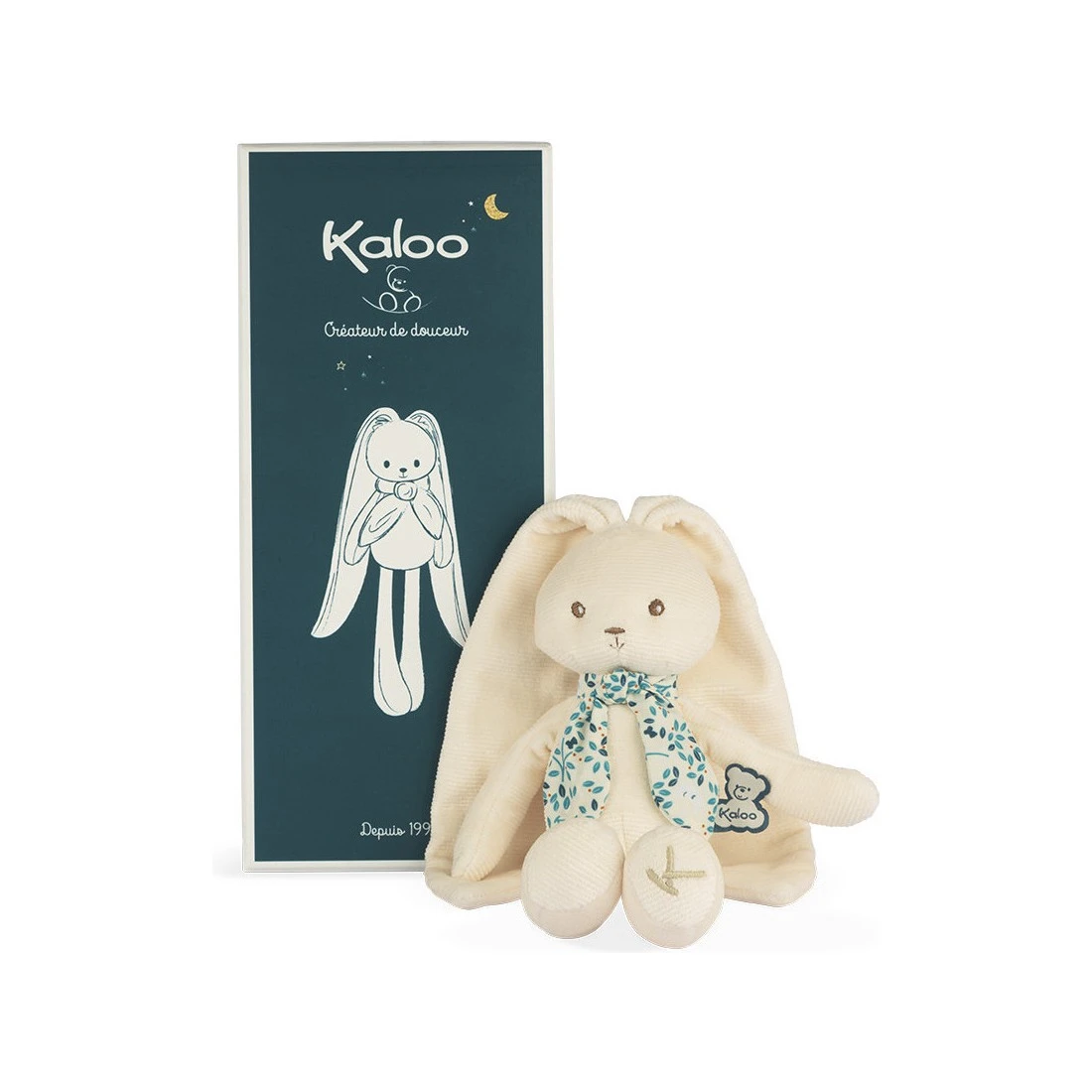 Peluche Pantin Hochet Lapinou Crème Mini 17cm - Perle - Kaloo – Image 3