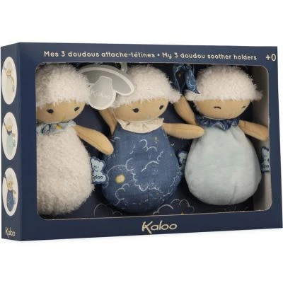 Kaloo Lot De 3 Doudou Attache-sucette Doux Sommeil – Image 8