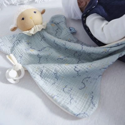 Kaloo Maxi Doudou Plat Mouton Apaisant Doux Sommeil (40 Cm) – Image 4
