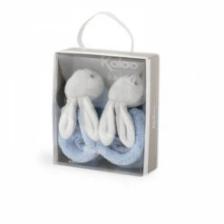 Kaloo Plume : Chaussons Lapinou Bleu