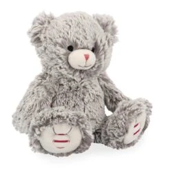 Alternative view of Ours En Peluche Rouge Kaloo : Maé Gris Prestige 24 Cm