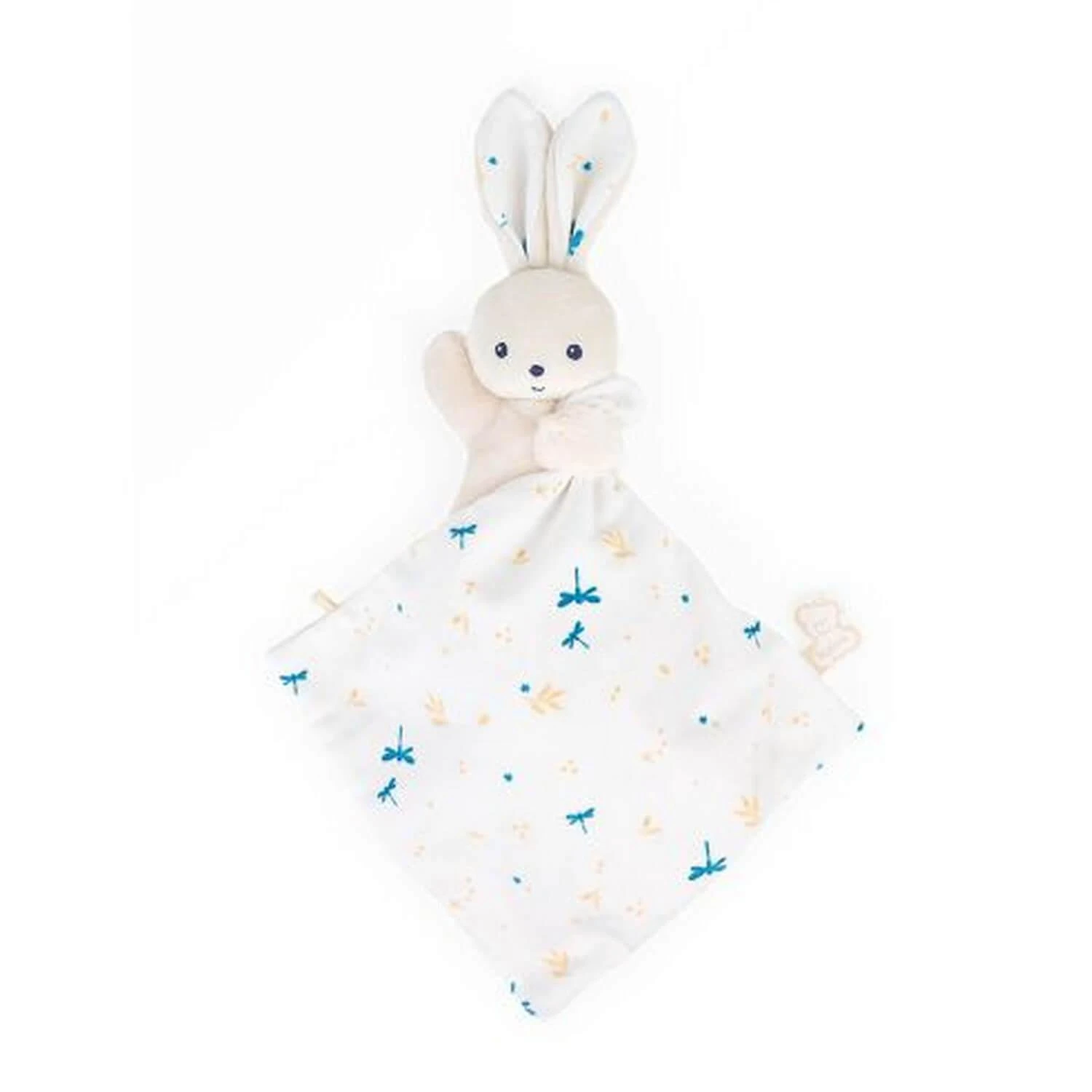 Kaloo Carré Douceur : Doudou Lapin Blanc Délicat – Image 2