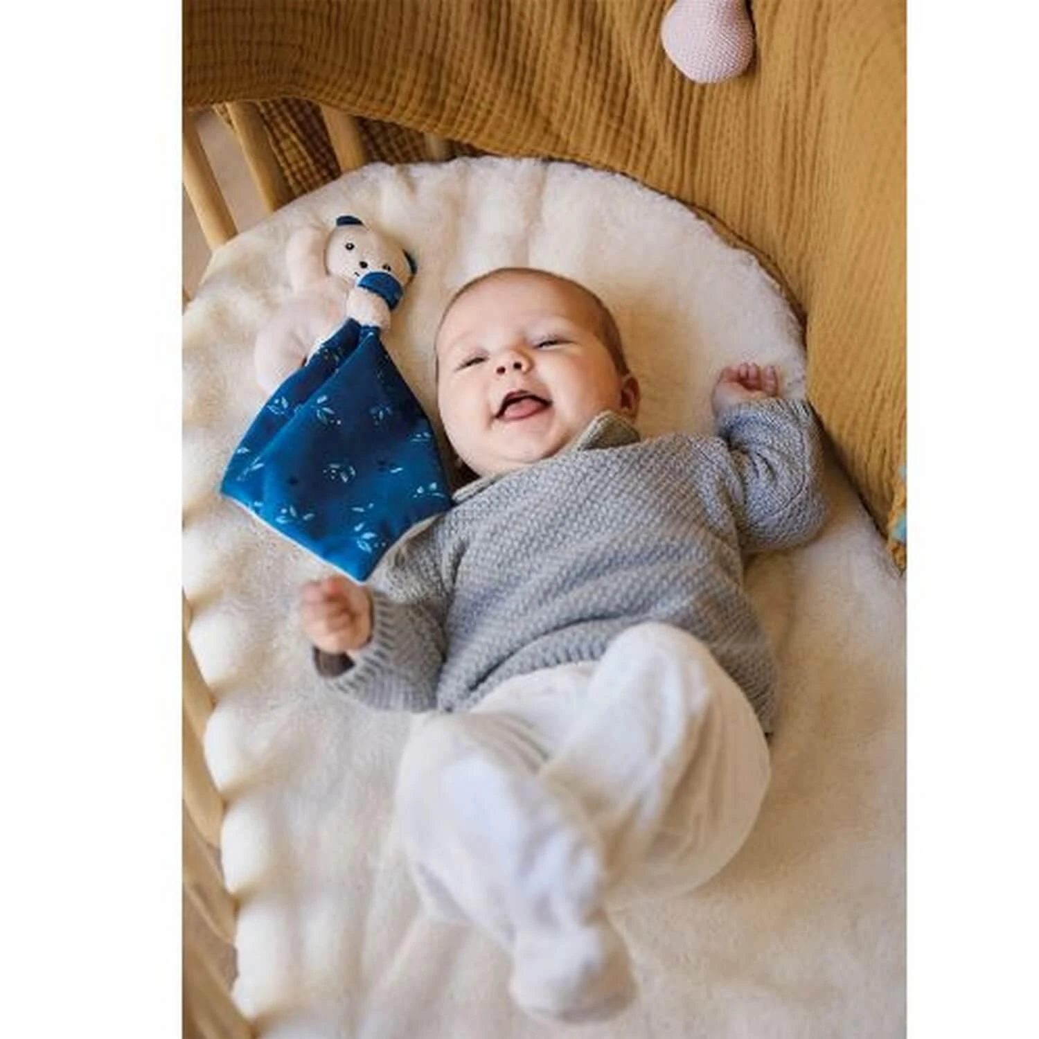 Kaloo Carré Douceur : Doudou Ours Noctambule – Image 3