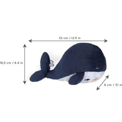 Kaloo Peluche Bouillotte Bien-ĂȘtre Baleine Petit Calme (17 Cm) â Image 6