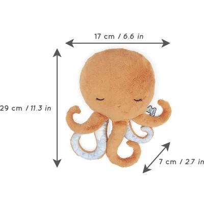 Kaloo Peluche Bouillotte Bien-ĂȘtre Poulpe Petit Calme (28 Cm) â Image 4