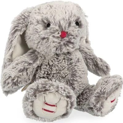 Kaloo Peluche Lapin Gris Prestige Leo (24 Cm) – Image 3
