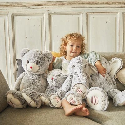 Peluche Lapin Léo Rouge Kaloo (55 Cm) – Image 4