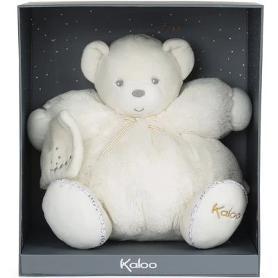 Kaloo Peluche Patapouf Ourson Crème Perle (25 Cm) – Image 6