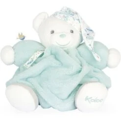 Kaloo Peluche Plume Patapouf Ourson Vert D'eau (20 Cm)